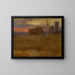 Lśnienie wieczoru na łące - George Inness — oprawiony obraz na ścianie