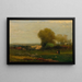 Przed starożytnym akweduktem, Kampania, Włochy - George Inness — oprawiony obraz na ścianie