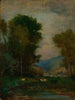 Wypasane krowy nad strumieniem - George Inness — widok dzieła