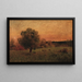 Krówki na polu - George Inness — oprawiony obraz na ścianie