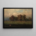 Durham, Connecticut - George Inness — oprawiony obraz na ścianie