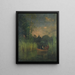 Zmierzch wśród trzcin - George Inness — oprawiony obraz na ścianie