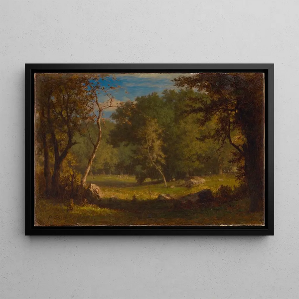 Ziemia elfów - George Inness — oprawiony obraz na ścianie