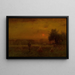 Lueur du soir - George Inness — oprawiony obraz na ścianie