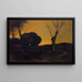 Wieczór w Medfield, Massachusetts - George Inness — oprawiony obraz na ścianie