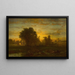 Zamek o zmierzchu - George Inness — oprawiony obraz na ścianie
