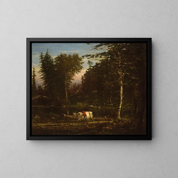 W Adirondakach - George Inness — oprawiony obraz na ścianie