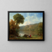 Lac Nemi - George Inness — oprawiony obraz na ścianie