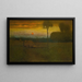 pejzaż wieczorny - George Inness — oprawiony obraz na ścianie