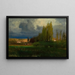 Studium pejzażu - George Inness — oprawiony obraz na ścianie
