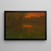 pejzażu przy zachodzie słońca - George Inness — oprawiony obraz na ścianie