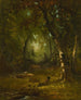 pejzaż z myśliwym - George Inness — widok dzieła