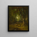 pejzaż z myśliwym - George Inness — oprawiony obraz na ścianie