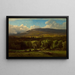 Medway, Massachusetts - George Inness — oprawiony obraz na ścianie