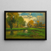 październikowy - George Inness — oprawiony obraz na ścianie