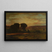 Pokój i obfitość - George Inness — oprawiony obraz na ścianie