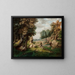 Le rocher de Dell près du village - George Inness — oprawiony obraz na ścianie