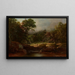 Strumień w górach - George Inness — oprawiony obraz na ścianie