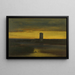 Poświata po zachodzie słońca, Włochy - George Inness — oprawiony obraz na ścianie