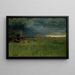 La Ferme solitaire Nantucket - George Inness — oprawiony obraz na ścianie