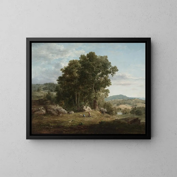 Le Bûcheron - George Inness — oprawiony obraz na ścianie