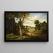 Widok w hrabstwie Berkshire w Massachusetts po burzy we wrześniu - George Inness — oprawiony obraz na ścianie