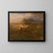 Południowe popołudnie w złocie - George Inness Jr — oprawiony obraz na ścianie