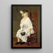 La robe à pois - George Luks — oprawiony obraz na ścianie