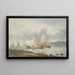 Bateaux - George Morland — oprawiony obraz na ścianie