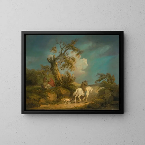 La Tempête - George Morland — oprawiony obraz na ścianie
