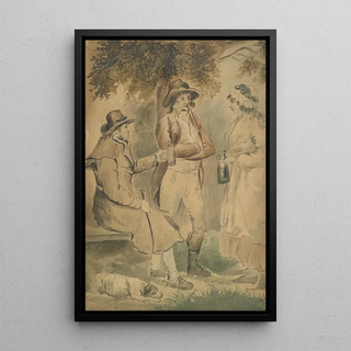 George Morland - Three figures and a dog.webp