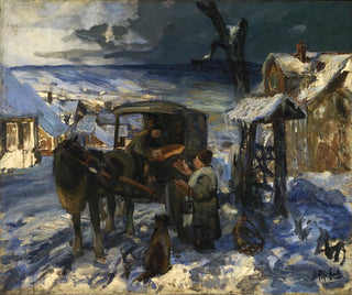 Scena wiejska - George Overbury Hart — widok dzieła