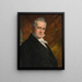James Buchanan - George Peter Alexander Healy — oprawiony obraz na ścianie