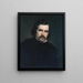 Portret artysty - George Peter Alexander Healy — oprawiony obraz na ścianie