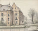 Widok na zamek Doorwerth - George Pieter Westenberg — widok dzieła
