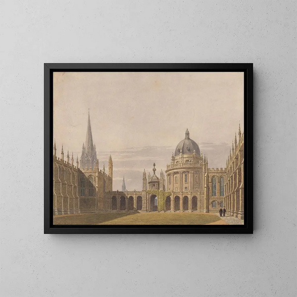 Le quadrilatère d'All Souls à Oxford - George Pyne — oprawiony obraz na ścianie