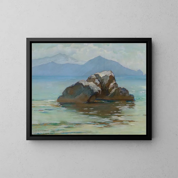 Półwysep Sorrento z Capri - George Randolph Barse — oprawiony obraz na ścianie