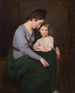 Ann Wilson z córką Sybil - George Romney — widok dzieła