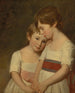 podwójny portret dwóch braci i sióstr - George Romney — widok dzieła