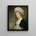 Mme Mary Robinson - George Romney — oprawiony obraz na ścianie