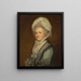 Mme Thomas Phipps - George Romney — oprawiony obraz na ścianie
