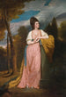 Portret pani Elizabeth Capell Lady Monson - George Romney — widok dzieła