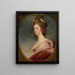 Portret pani Emilia Kerr - George Romney — oprawiony obraz na ścianie