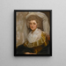 portretu pani Francis Ingram - George Romney — oprawiony obraz na ścianie