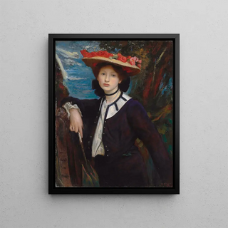 George Spencer Watson - Lady Holding A Parasol.webp