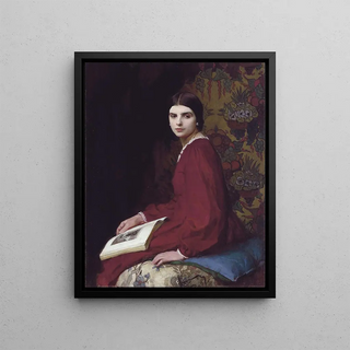 George Spencer Watson - Portrait Of Betty Mccann.webp