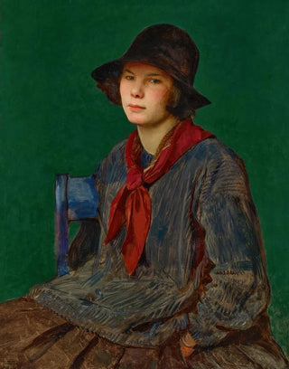 George Spencer Watson - Portrait of a girl.webp