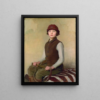 George Spencer Watson - The Saddlers Daughter.webp