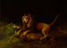Lwica atakująca jelenia - George Stubbs — widok dzieła