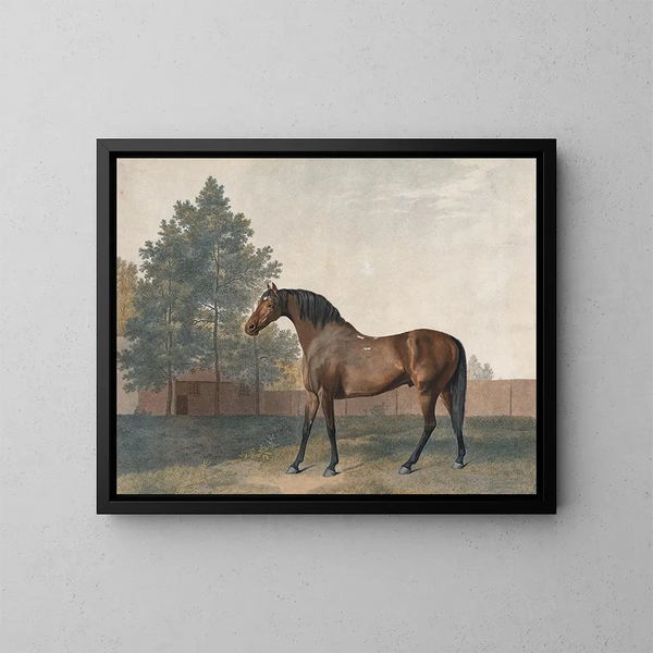 Enclume - George Stubbs — oprawiony obraz na ścianie